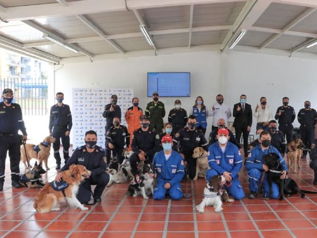 Grupo de ‘Especialidad de Búsqueda y Rescate con caninos K-SAR’