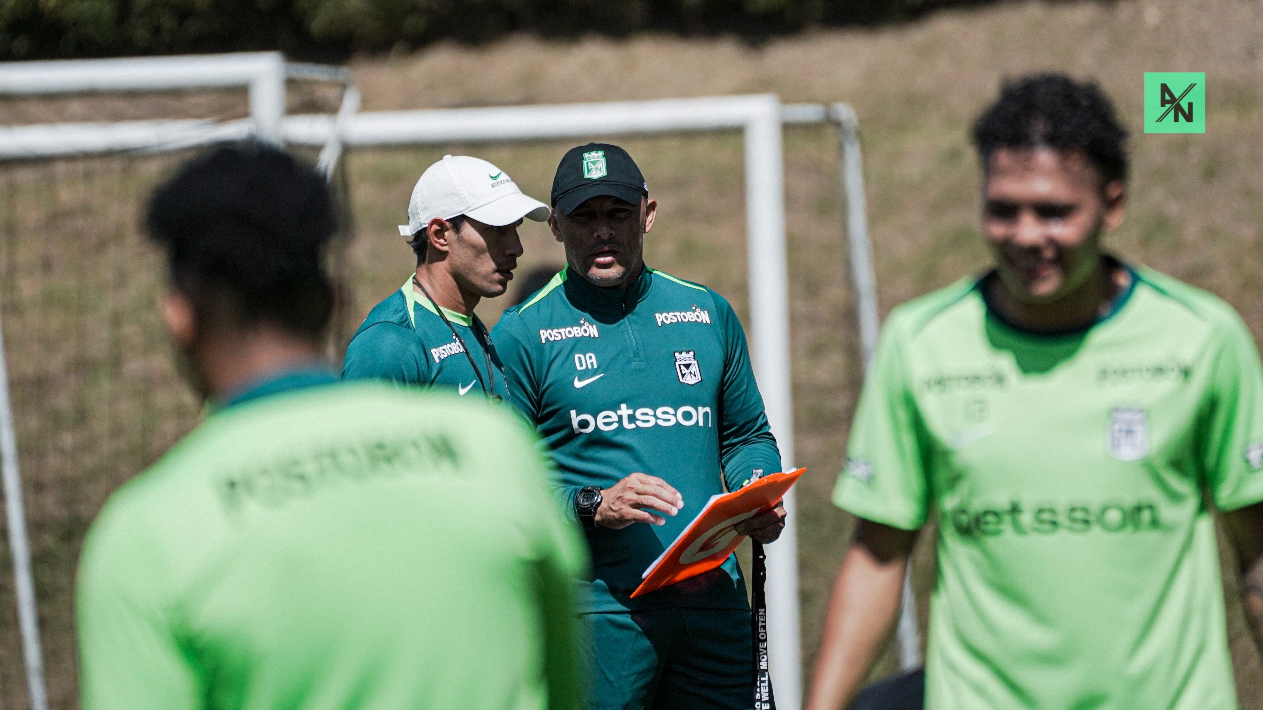 Atlético Nacional en entrenamientos. @nacionaloficial