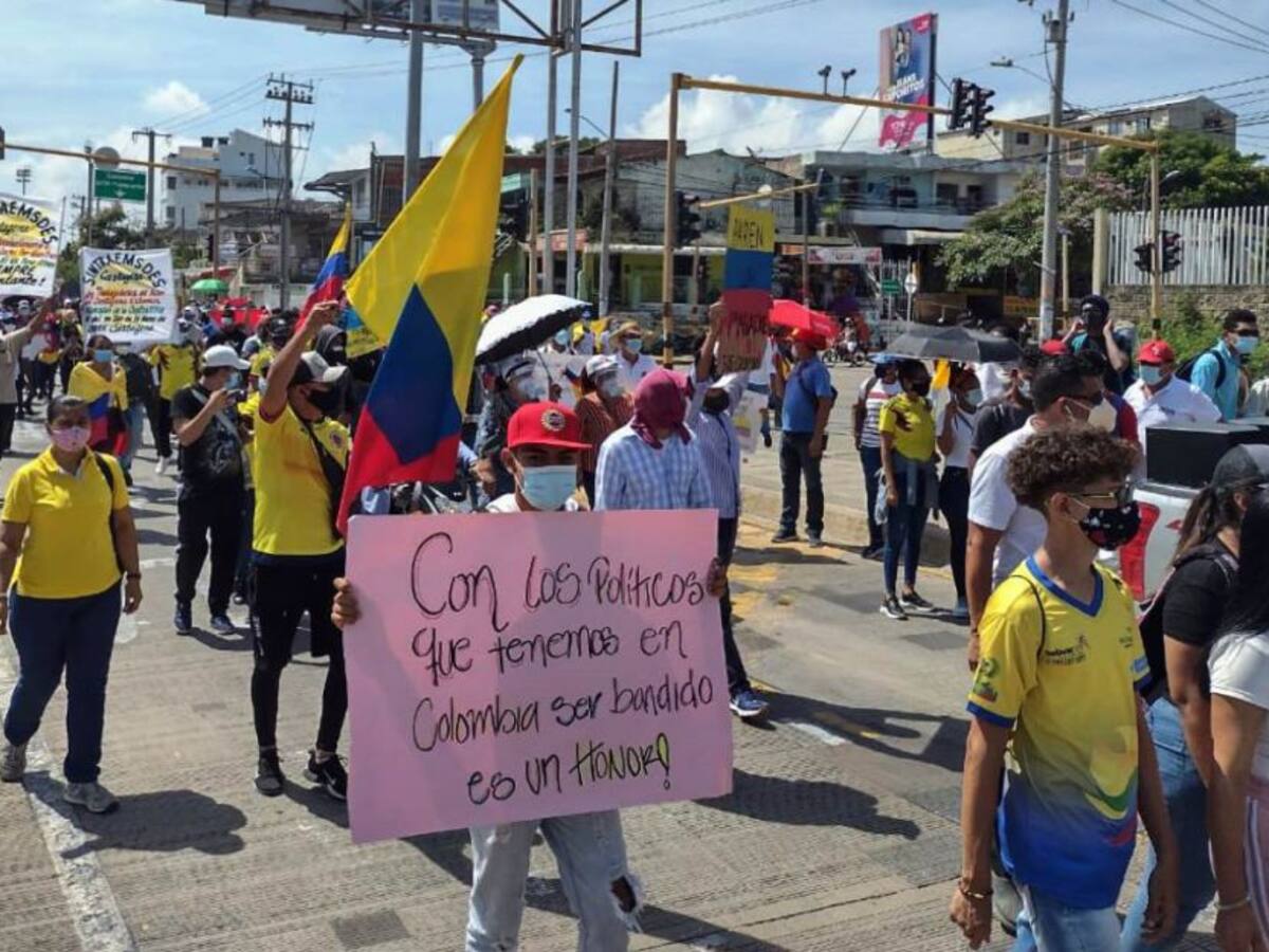 Cartagena tendrá tres actividades de paro nacional este lunes 10 de mayo