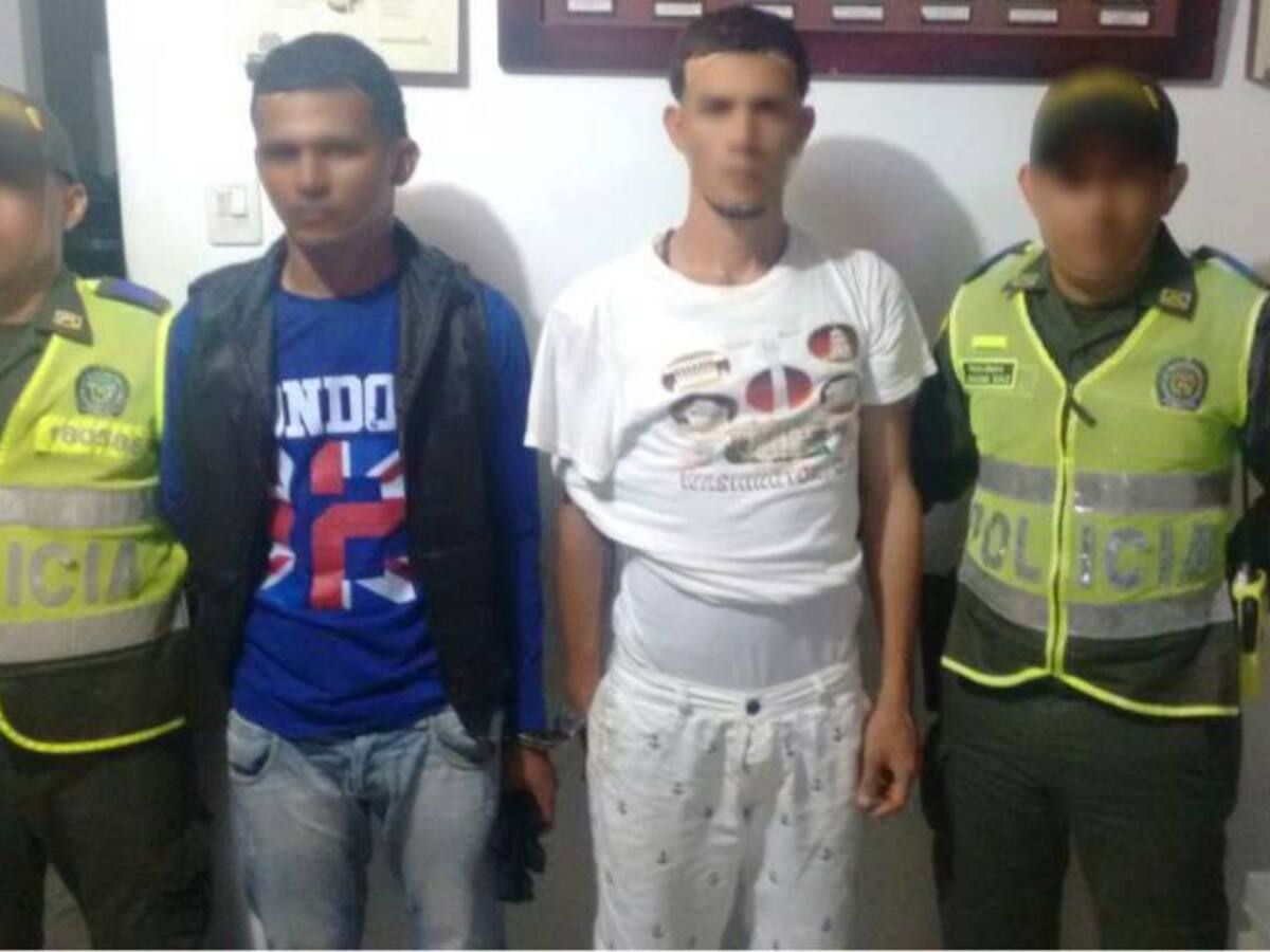 Red de taxistas y policías de Cartagena permite la captura de dos presuntos asaltantes