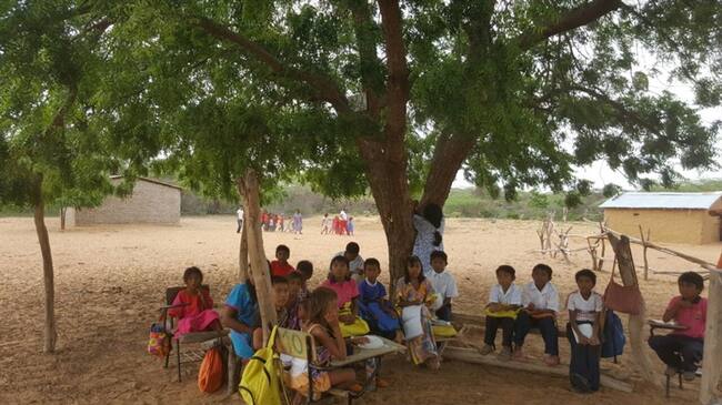 La W Radio desde La Guajira. Foto: La W Radio/ Sylvia Charry.