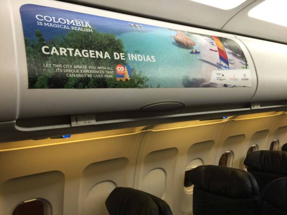 Cartagena de indias presente en el cielo estadounidense