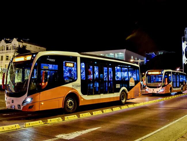 Ruta especial de año nuevo de Transcaribe llegará a la estación Madre Bernarda