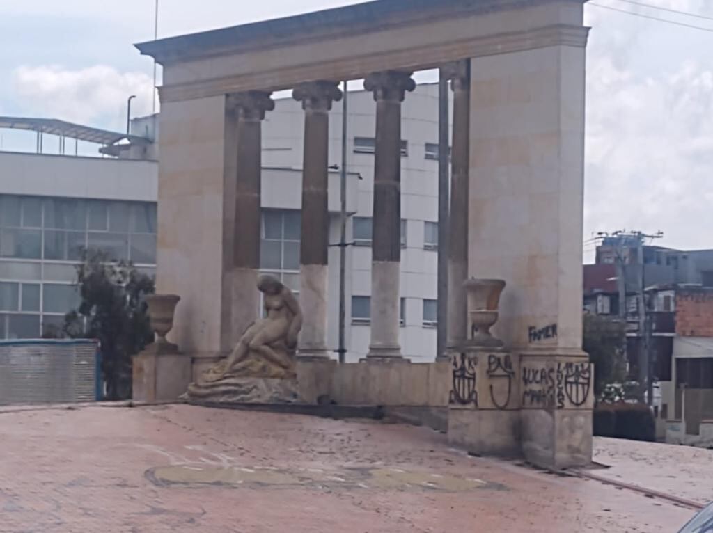 Monumentos destruidos y olvidados en Bogotá. Foto: W Radio