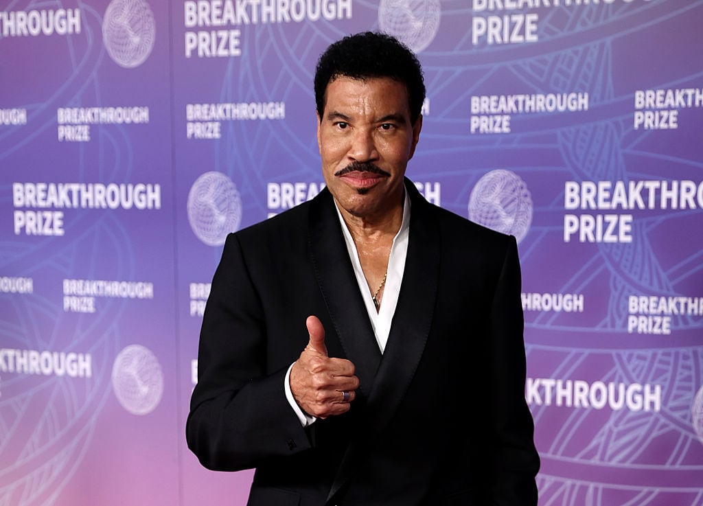 SANTA MONICA, CA - APRIL 18: Lionel Richie attends the 12th Annual Breakthrough Prize Awards and Ceremony at Barker Hangar in Santa Monica of Los Angeles, California, United States on April 18, 2026. (Photo by Tayfun Coskun/Anadolu via Getty Images)