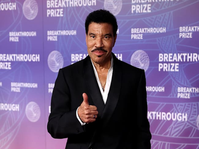 SANTA MONICA, CA - APRIL 18: Lionel Richie attends the 12th Annual Breakthrough Prize Awards and Ceremony at Barker Hangar in Santa Monica of Los Angeles, California, United States on April 18, 2026. (Photo by Tayfun Coskun/Anadolu via Getty Images)