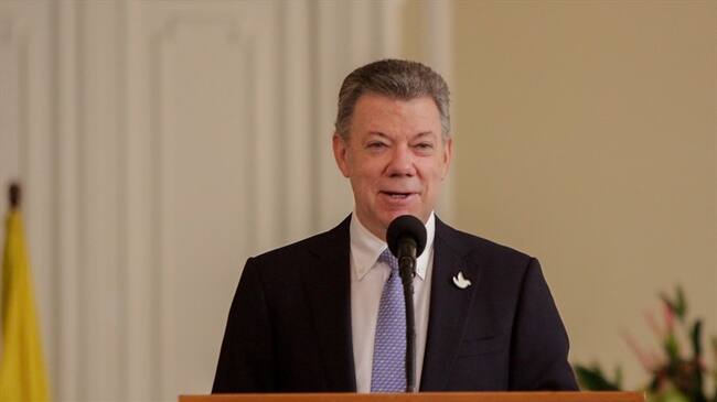 Juan Manuel Santos, presidente de Colombia. Foto: Colprensa - Diego Pineda