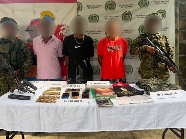 Capturados integrantes del Clan del Golfo en Zaragoza - tofo Brigada 11