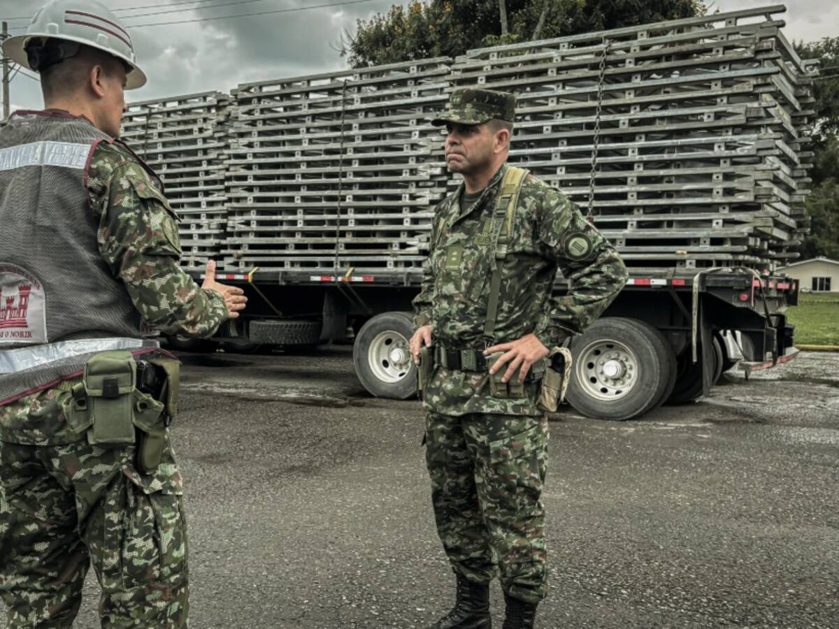 Ingenieros del Ejército instalarán puente militar en el Cañón del Micay en Cauca