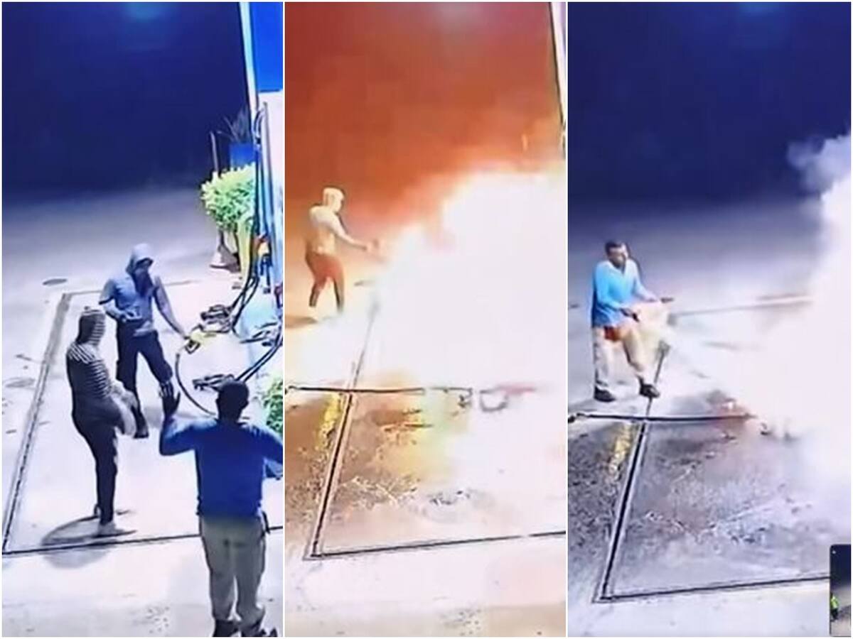 Encapuchados intentaron incinerar una estación de servicio en Coyaima, Tolima