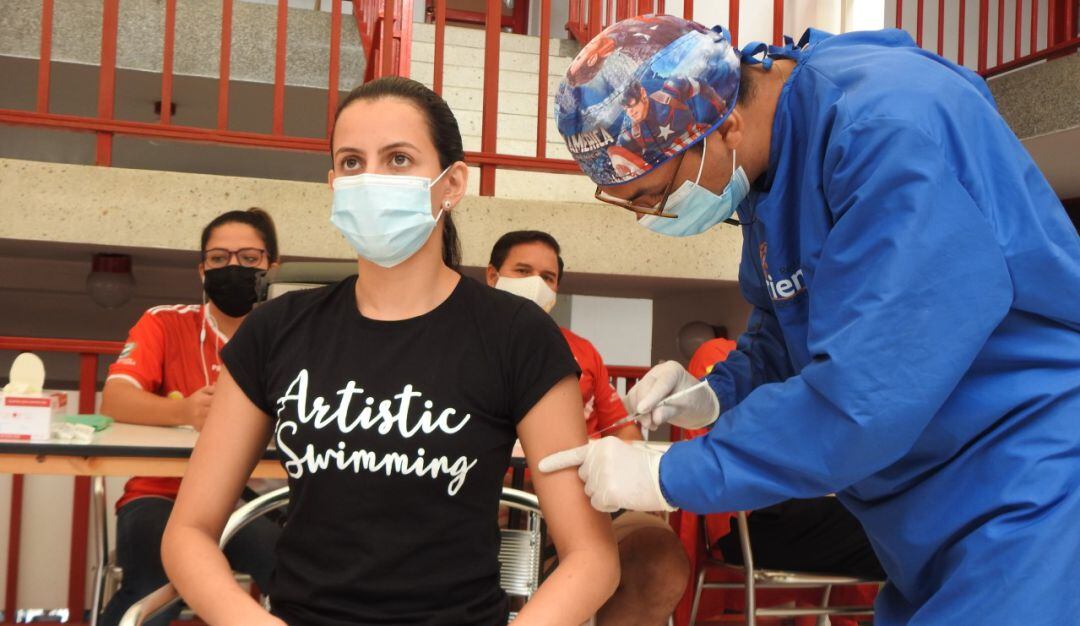 Jornada de vacunación a atletas y entrenadores del Valle del Cauca