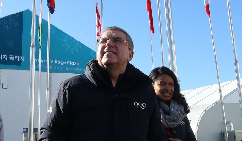 El presidente del Comité Olímpico Internacional (COI), Thomas Bach 