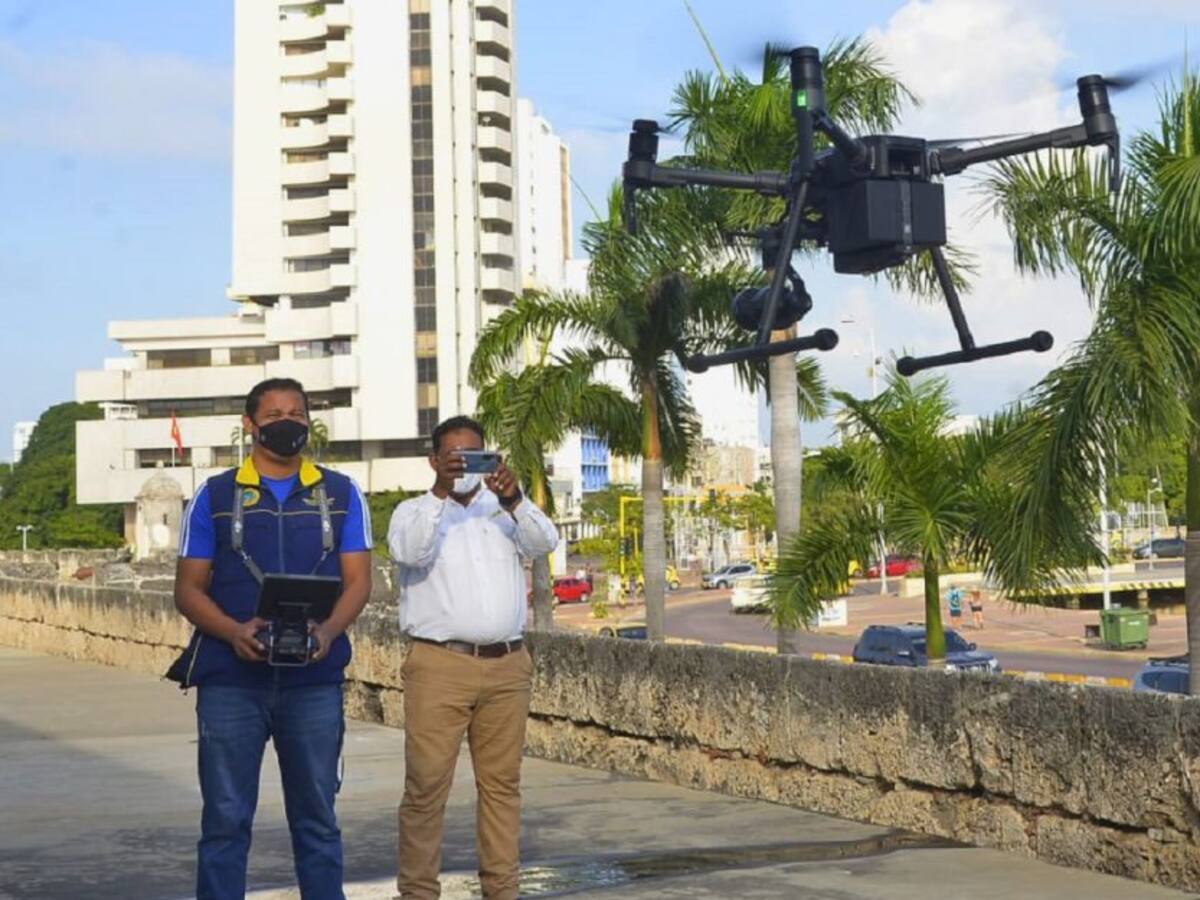 Ecopetrol entrega dron para labores de rescate en Cartagena