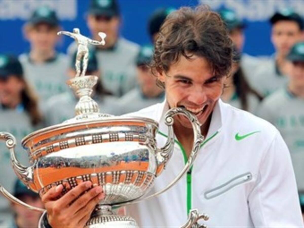 Rafael Nadal se coronó campeon del torneo Conde de Godó de Barcelona