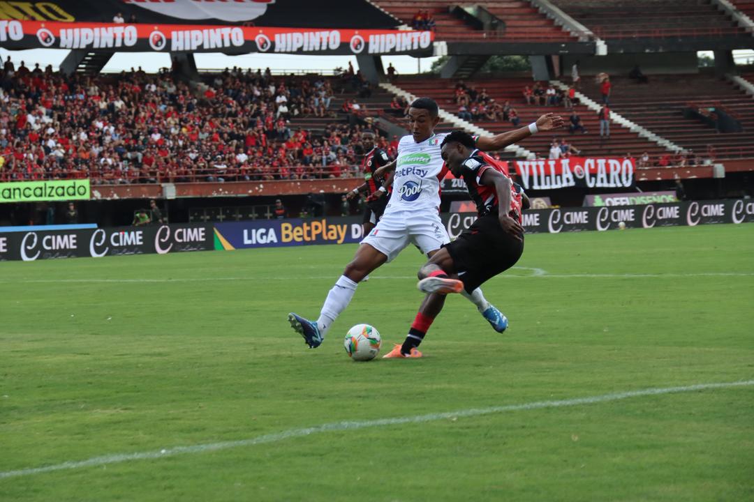 Once Caldas derrotó 1-2 al Cúcuta en el estadio General Santander / Colprensa.