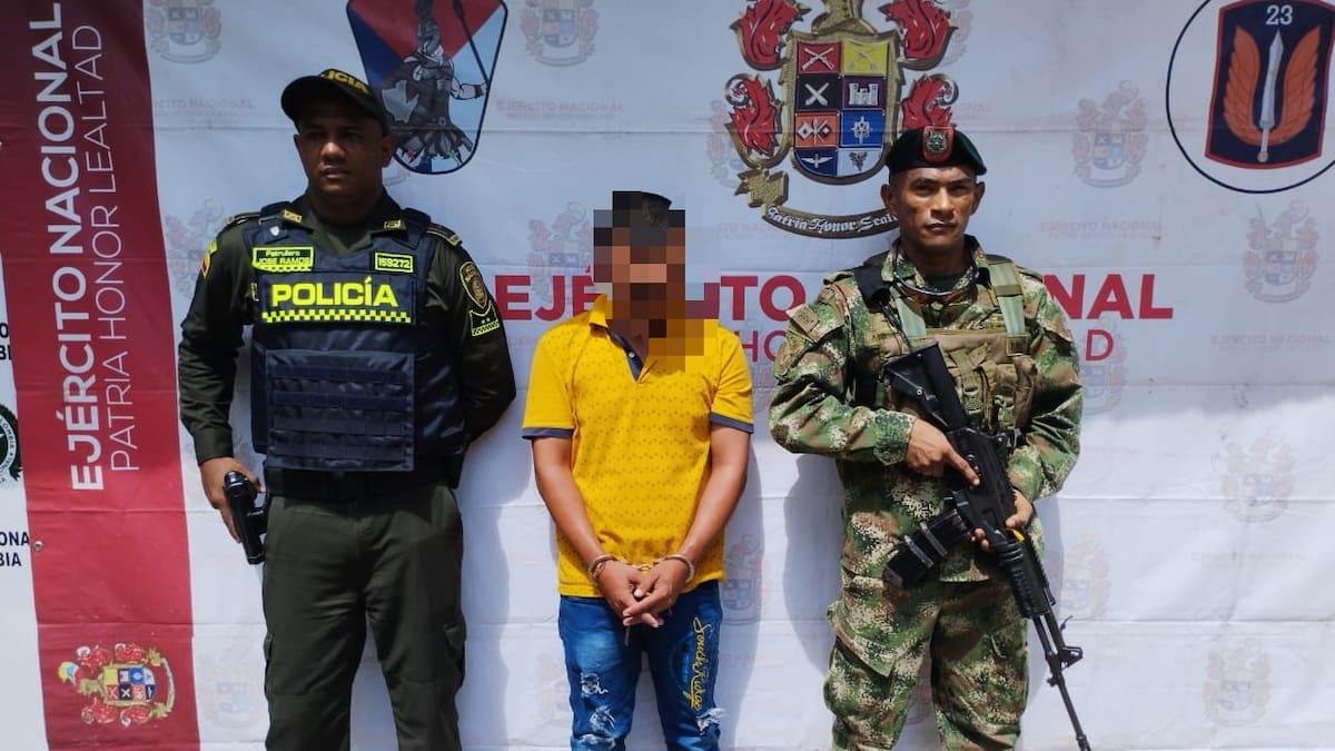 Recapturado a alias ‘Discover’ quien se había fugado de la Cuarta Brigada de Medellín