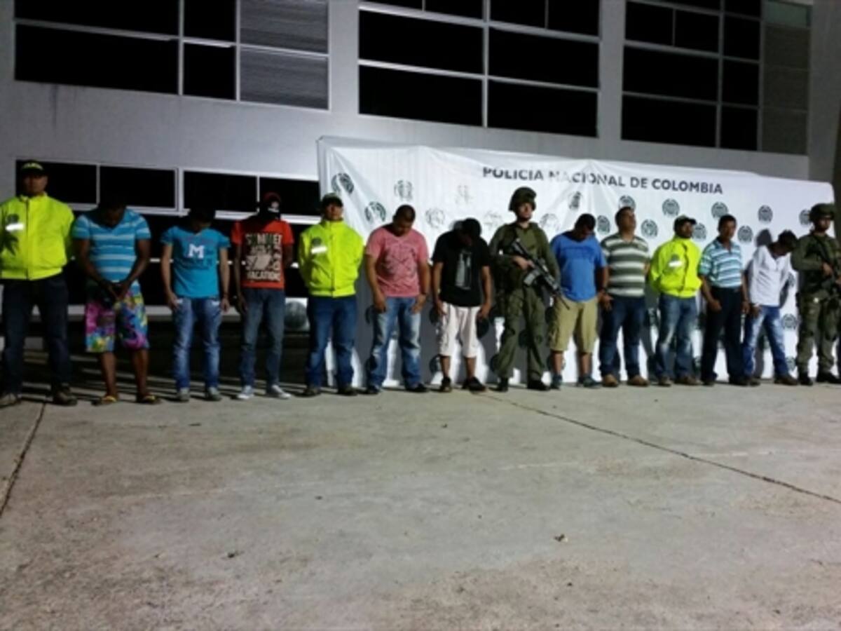 Concejal y policía, dentro de los capturados en ofensiva contra clan Úsuga