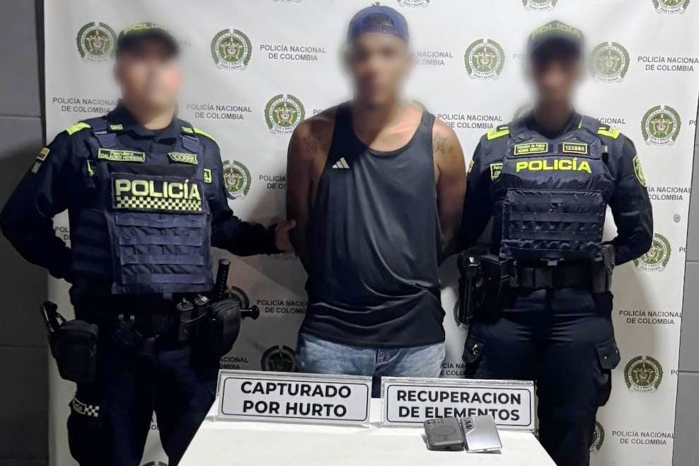 Capturado en flagrancia hombre señalado de hurtar dos teléfonos celulares en La Bodeguita