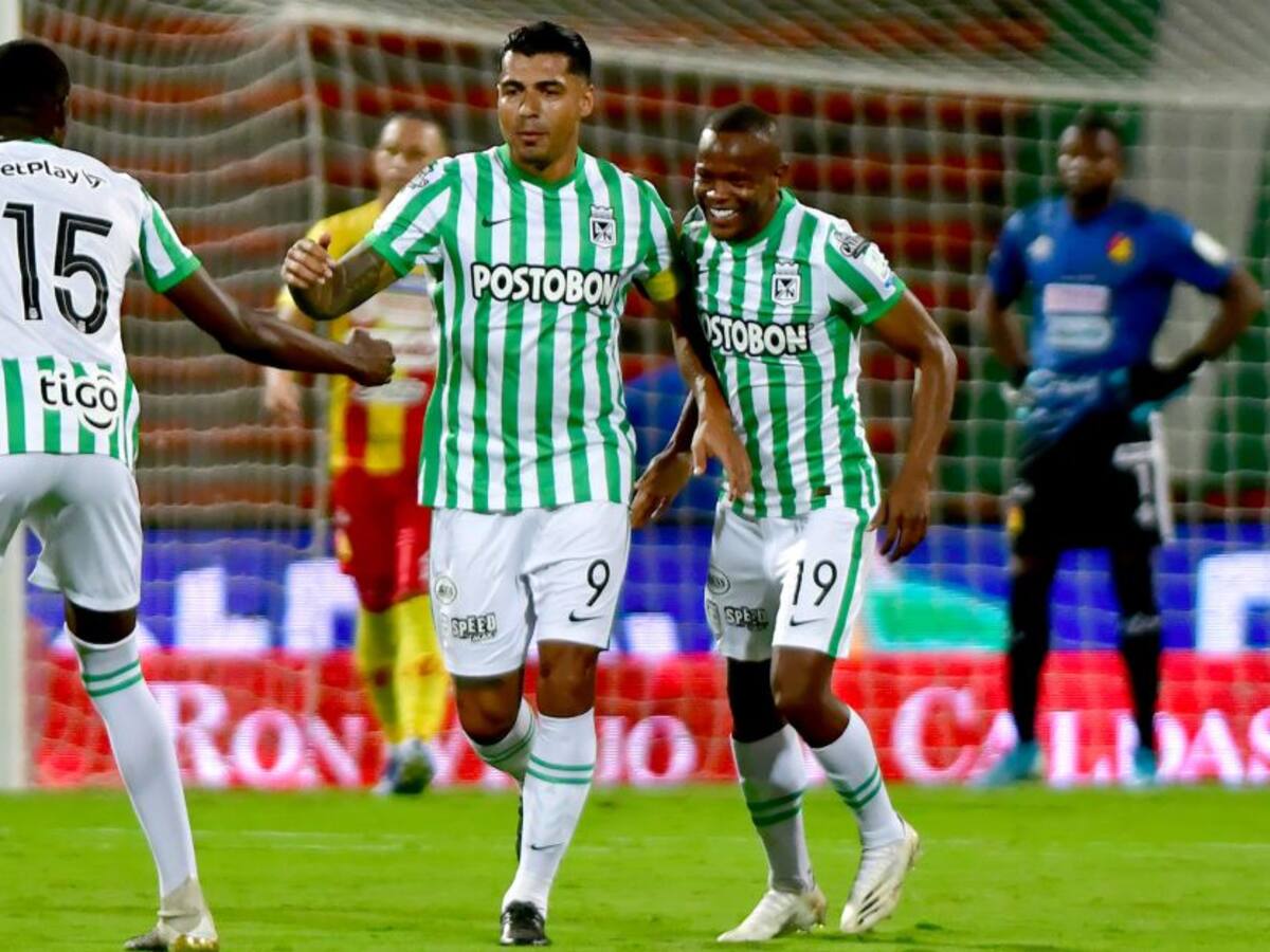 Atlético Nacional goleó a Deportivo Pereira con triplete de Jefferson Duque