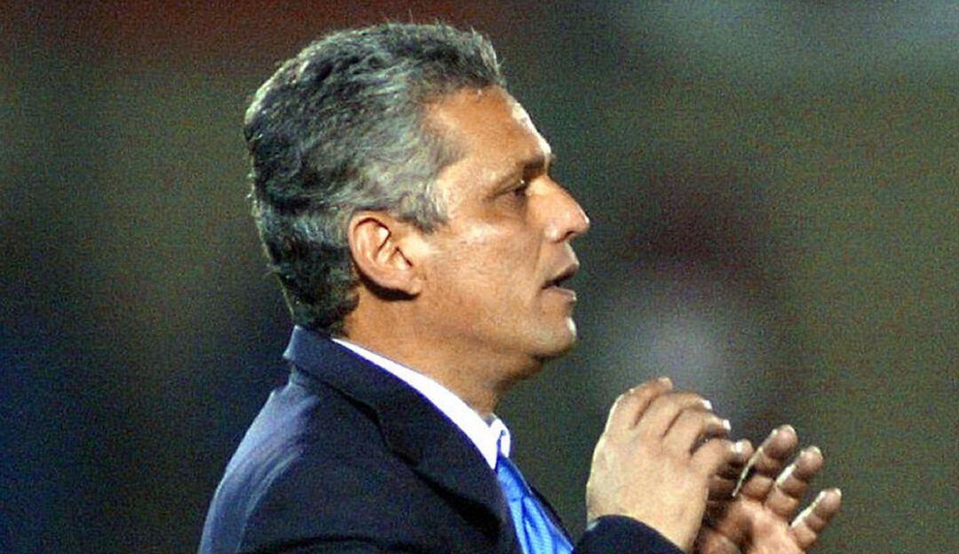 Reinaldo Rueda en 2005 como técnico de la Selección Colombia