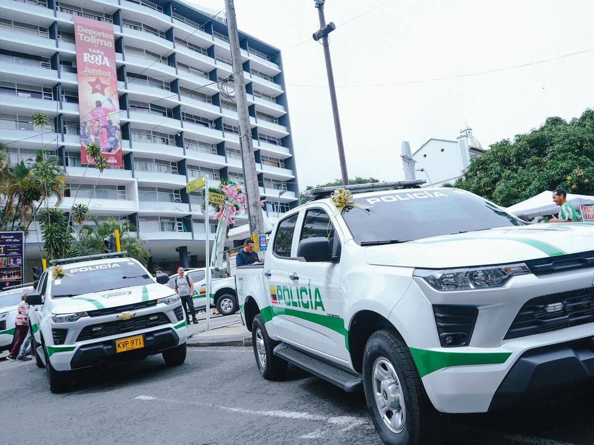 La Gobernación del Tolima entregó $9 mil millones en equipos para la fuerza pública