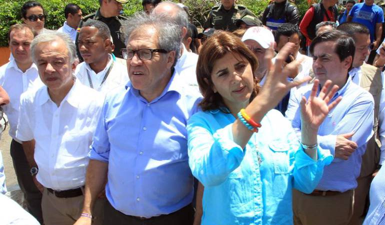 Visita del secretario general de la OEA Luis Almagro a Cúcuta.