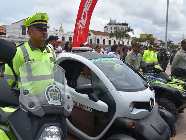 Con más de tres mil uniformados, Policía lanza plan de vacaciones en Cartagena