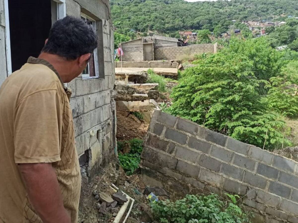 Mil familias damnificadas por lluvias en Puerto Colombia, Atlántico