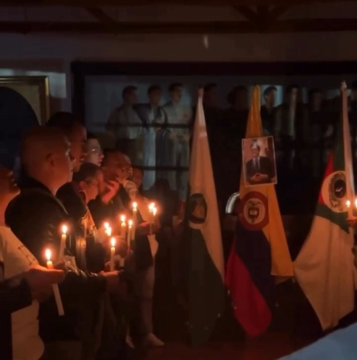 Velatón en Marinilla en homenaje a Miguel Uribe. Foto: Concejo de Marinilla, Ant.