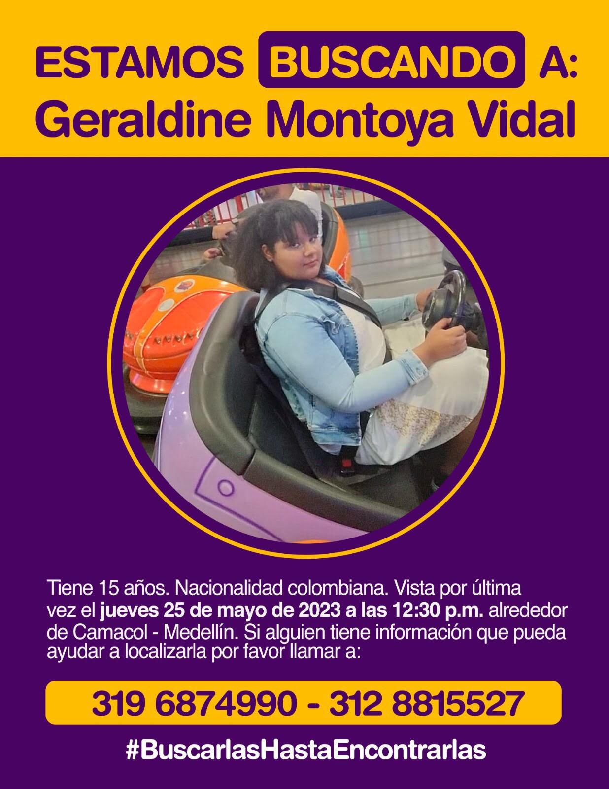 La familia ya interpuso la denuncia ante la Fiscalía, hasta ahora siguen sin pistas sobre el paradero de la menor de edad. Foto: cortesía.