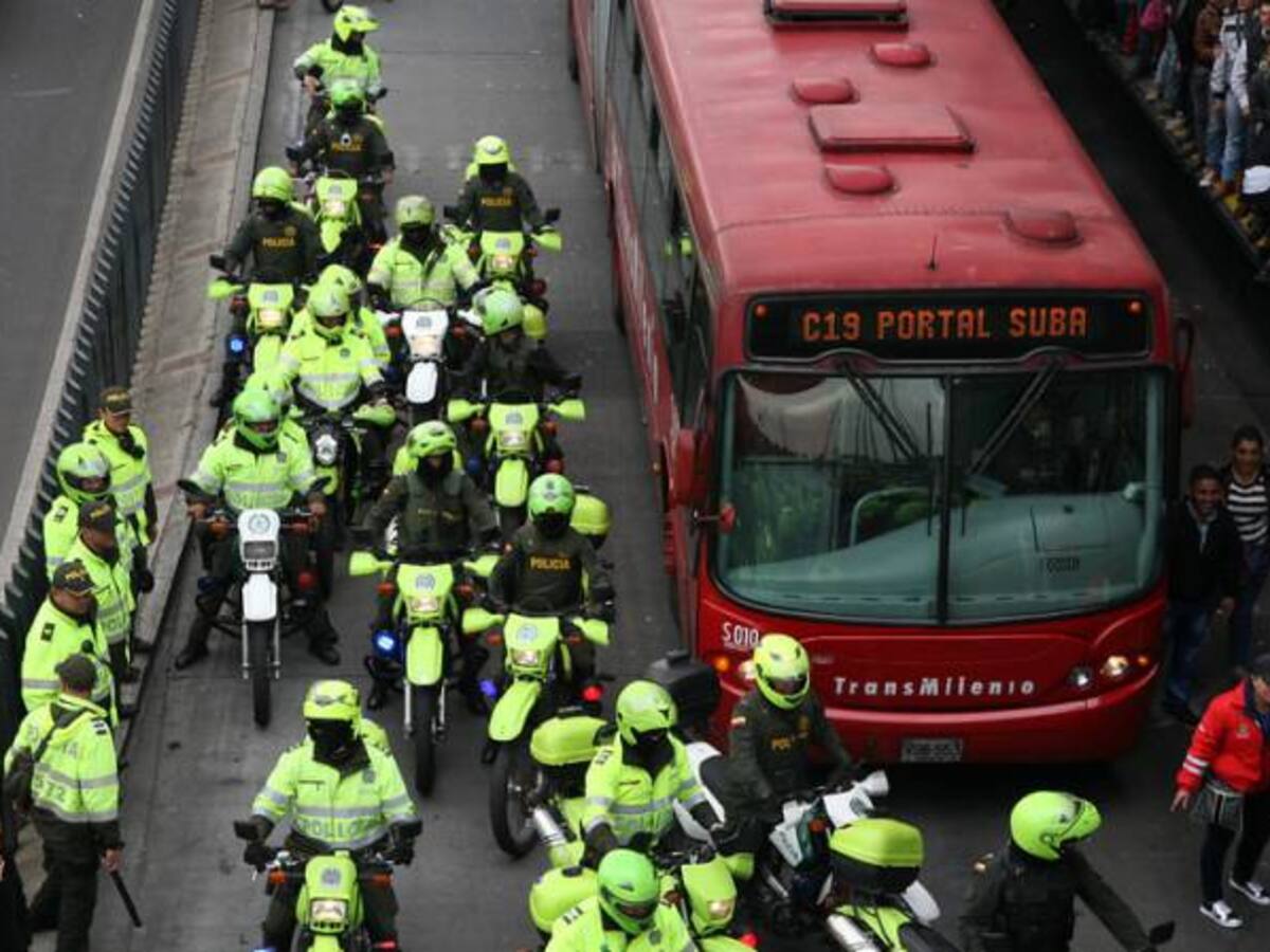 Algunos capturados por los desmanes en Transmilenio tienen antecedentes penales