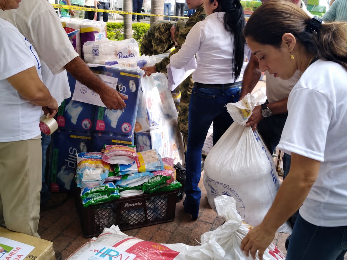 ¿Cómo ayudar desde Santander a damnificados por el terremoto? Estos son los puntos de donación