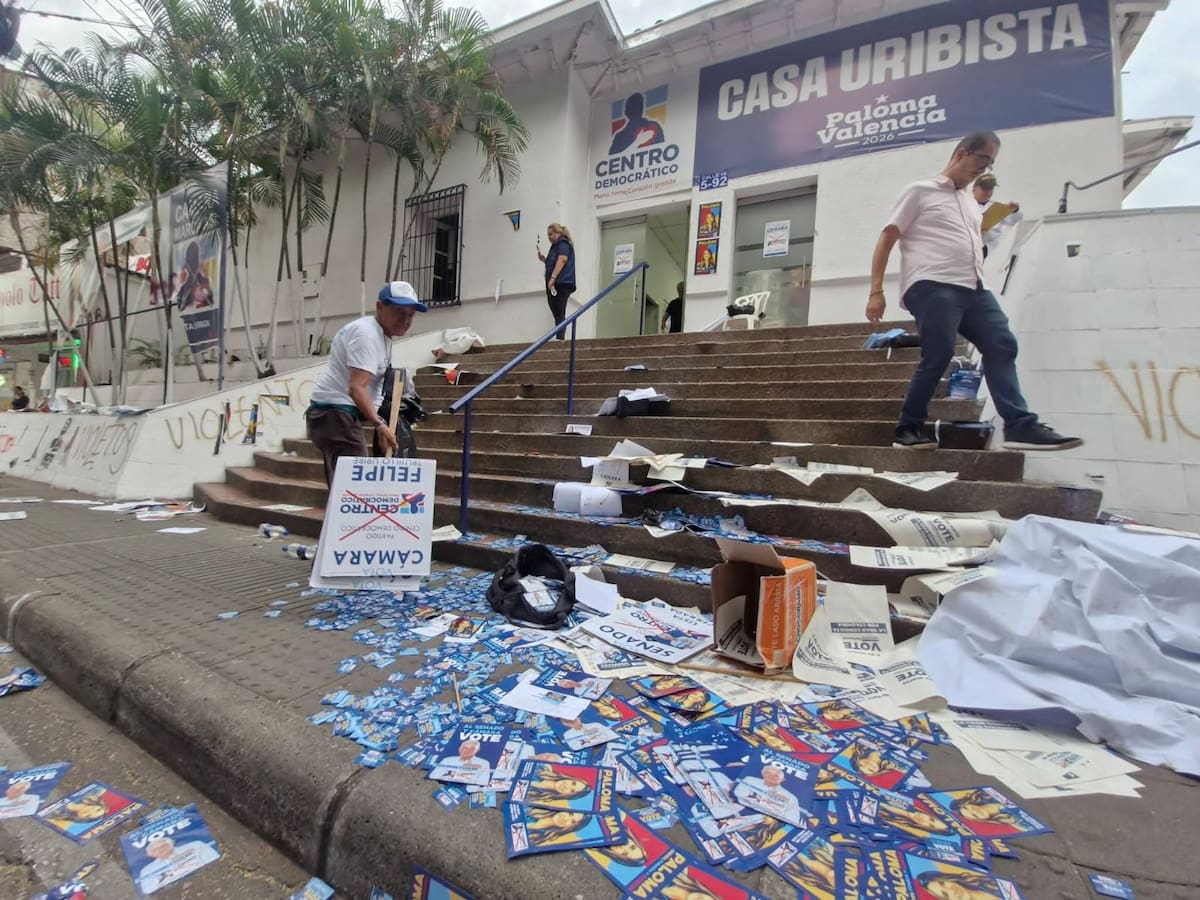 El partido Centro Democrático en Neiva rechazo actos vandálico contra su sede política