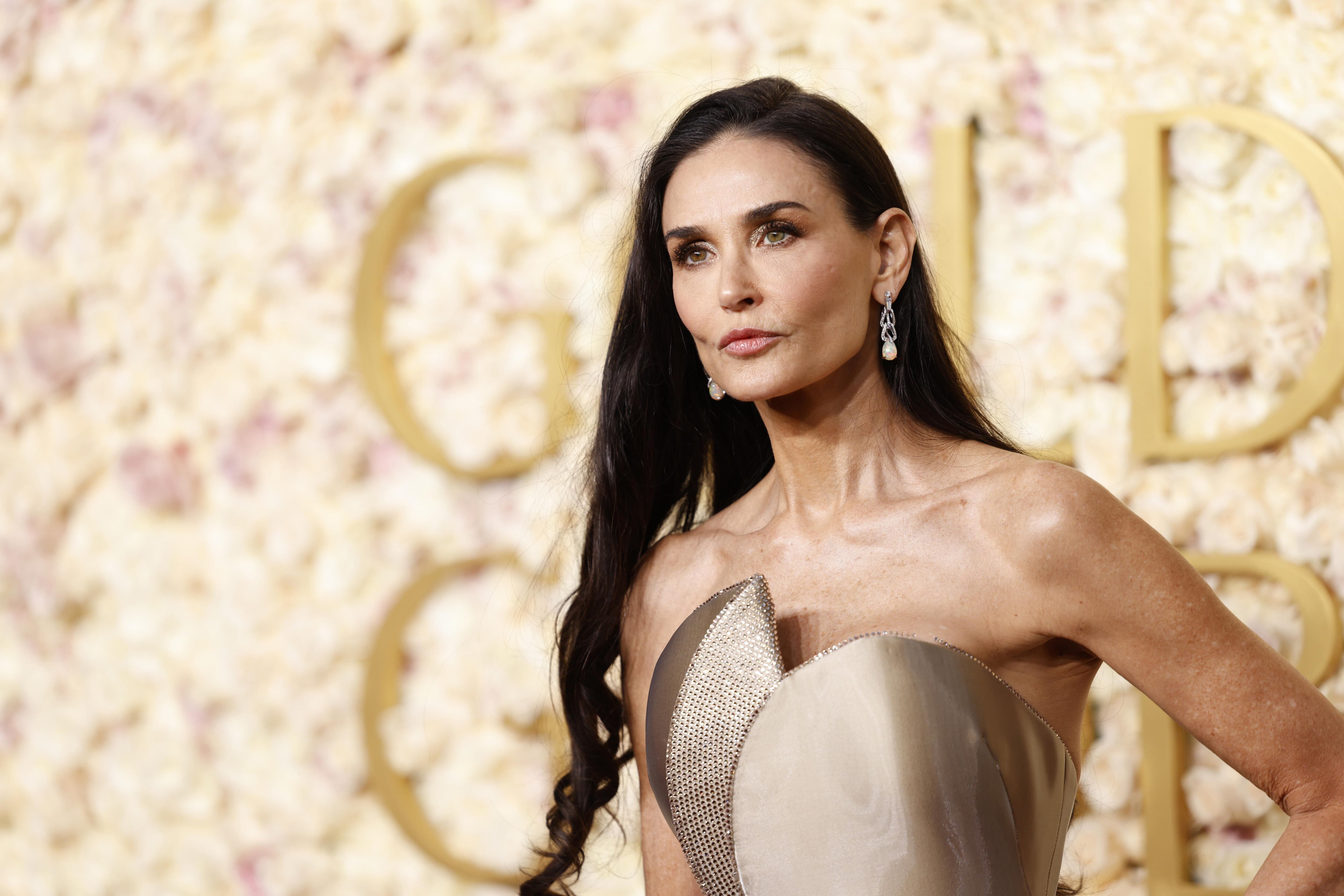 Demi Moore arrives for the 82nd annual Golden Globe Awards ceremony at the Beverly Hilton Hotel in Beverly Hills, California, USA. EFE/EPA/CAROLINE BREHMA