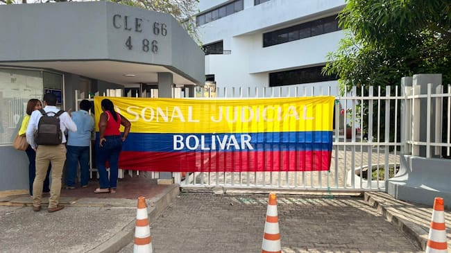 En la Fiscalía hay cese de actividades. // Caracol Radio Cartagena