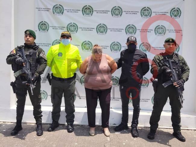 Marleny Lobo Duarte, alias 'Mamá' o 'Mona', mujer señalada de ser la encargada de la logística para la organización del homicidio del veedor Jaime Vásquez.