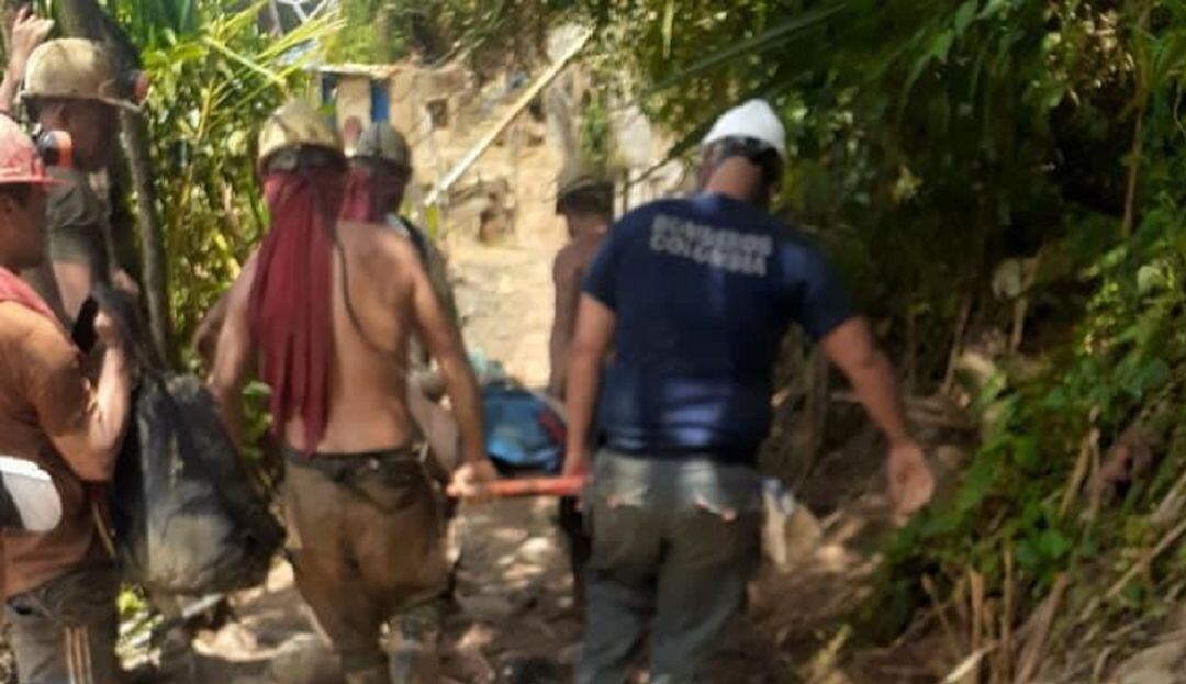 Foto: Tomada del perfil de Facebook de Bomberos Marmato, Caldas.