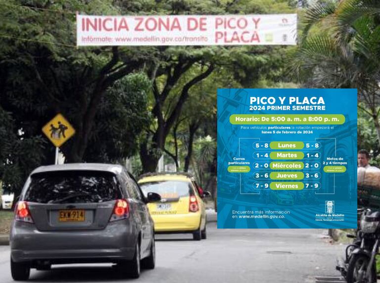 Movilidad de Antioquia / Pico y Placa (Colprensa)