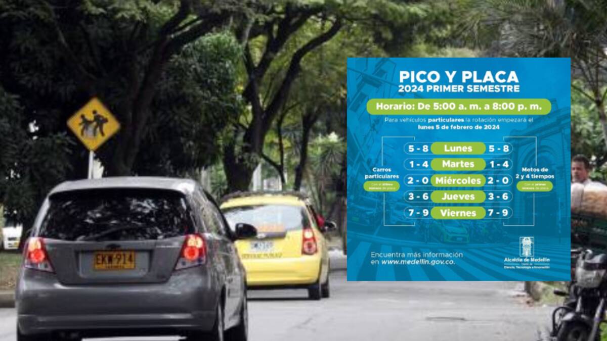 ¿Hubo cambios? Este es el Pico y Placa el 11 de junio en Valle de Aburrá y Medellín