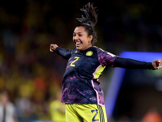 Manuela Vanegas, autora del gol del triunfo de Colombia ante Alemania en el Mundial Femenino (Photo by Matt King - FIFA/FIFA via Getty Images)