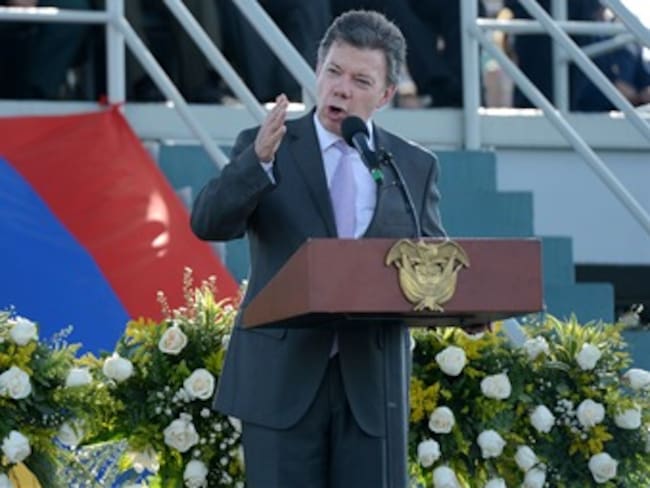 La fuerza pública avanza pero la gente sigue teniendo miedo, reconoce Santos