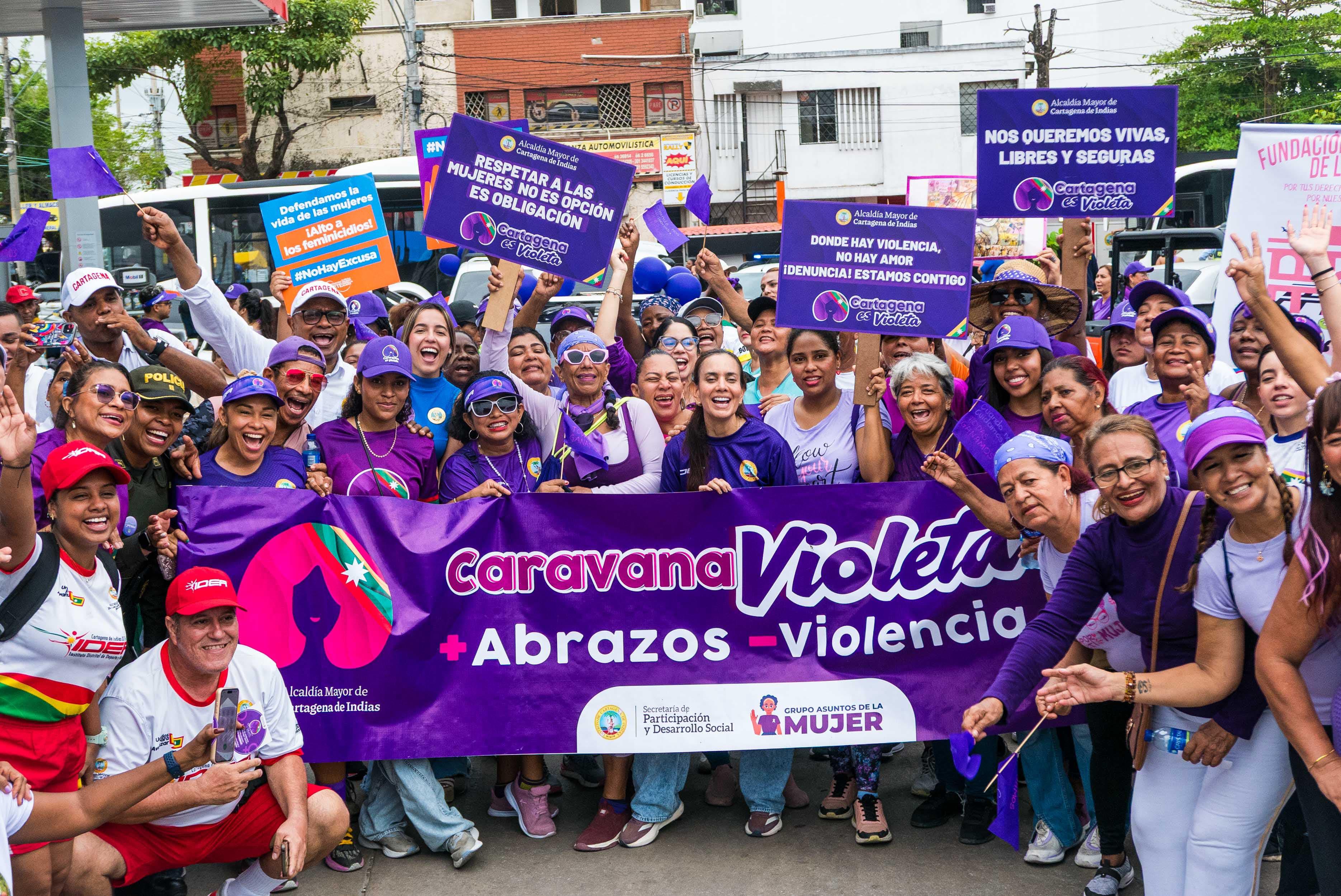 La Caravana Violeta se tomó San Fernando