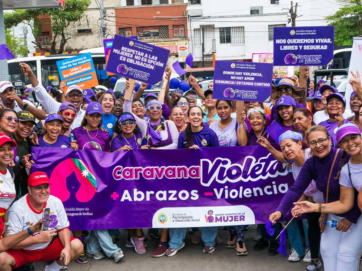 La Caravana Violeta se tomó San Fernando
