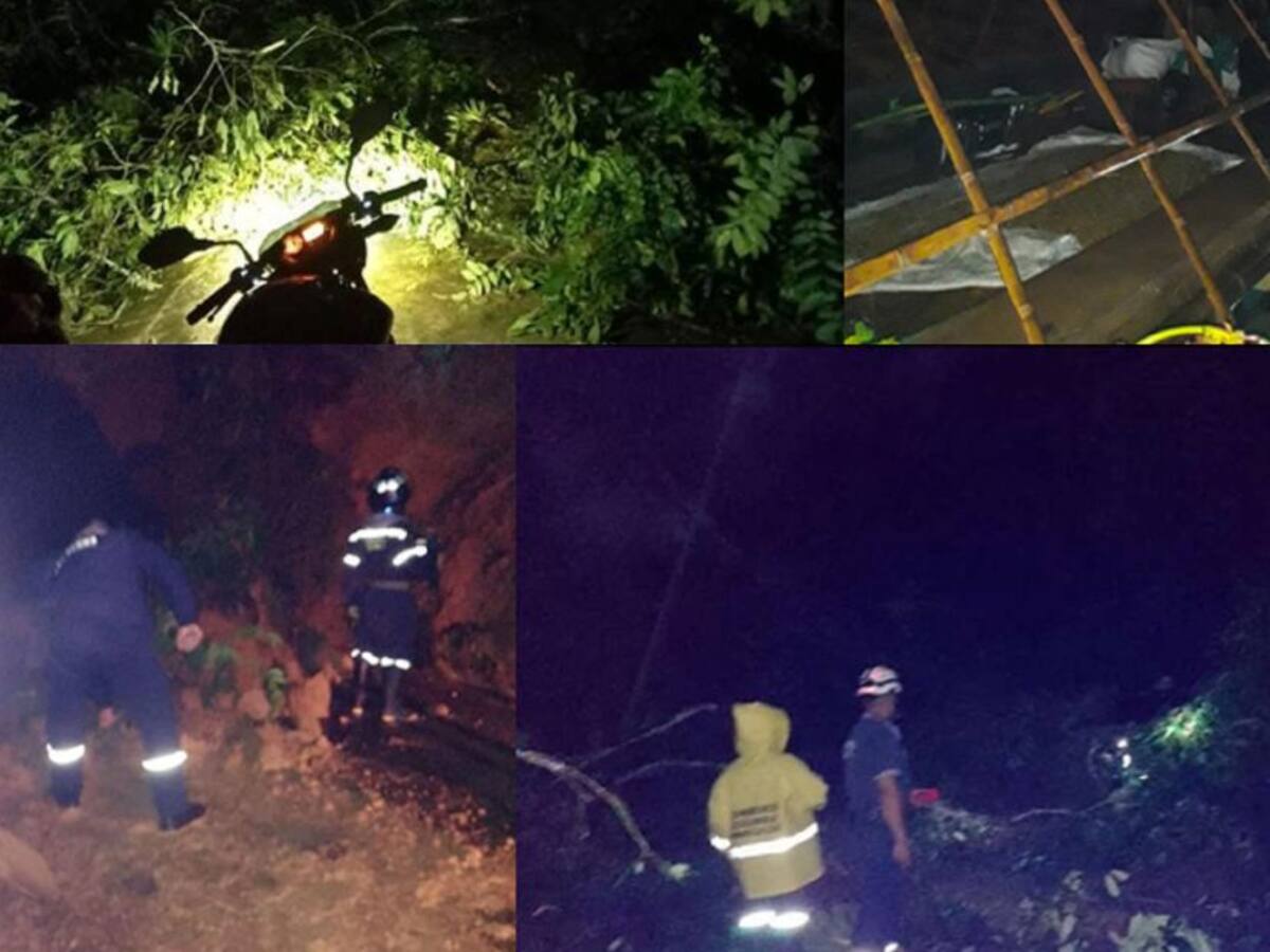 Siete municipios de Caldas afectados por lluvias torrenciales