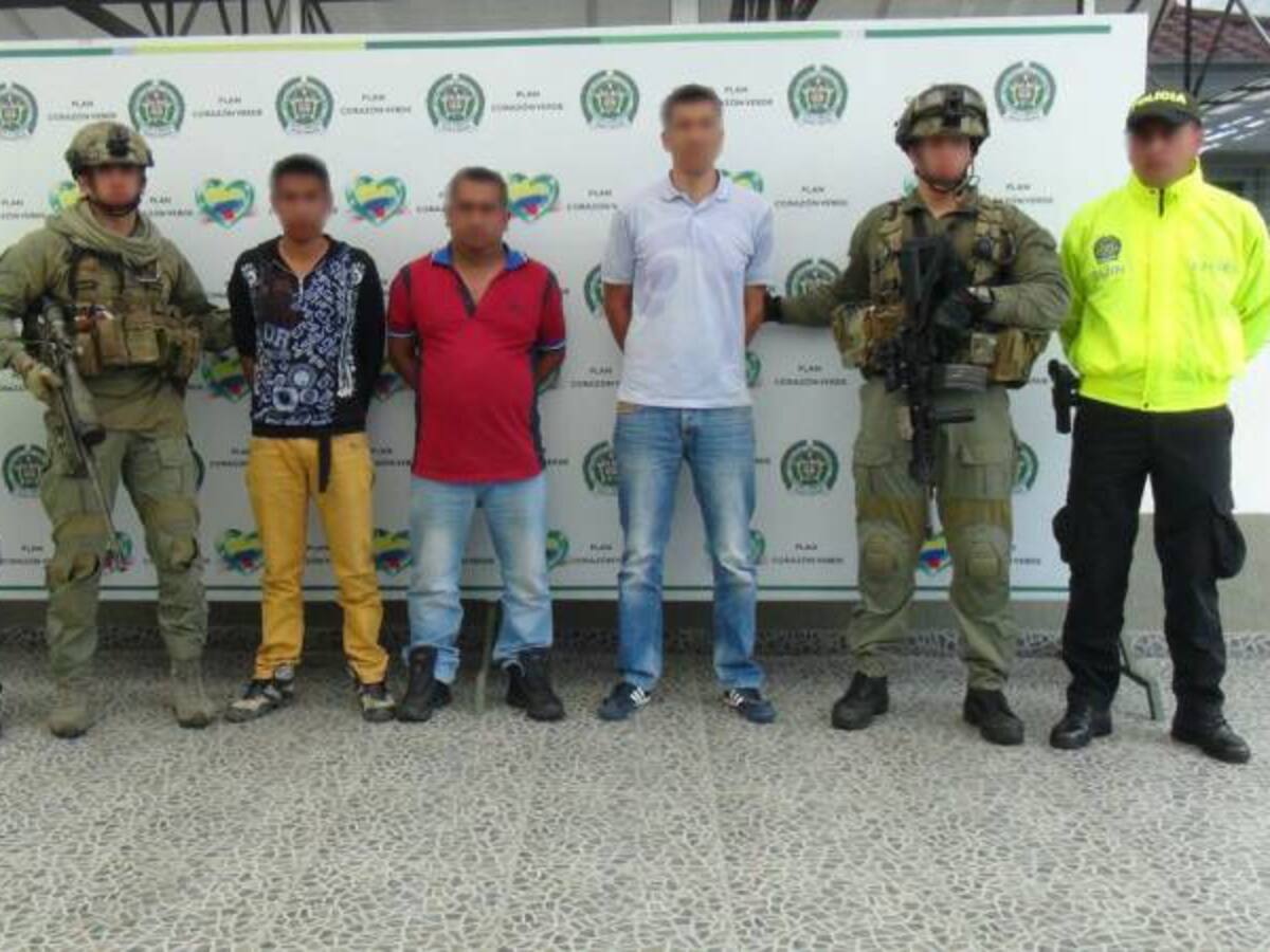 Tres guerrilleros del Eln capturados en el Cauca