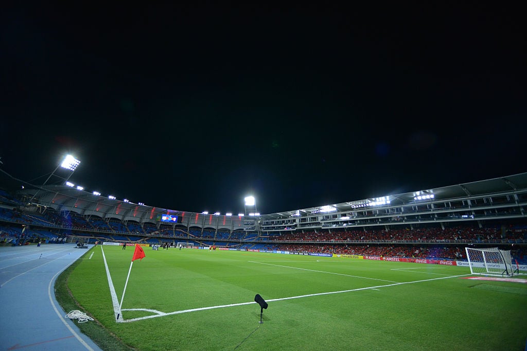 Daños en el Estadio Pascual Guerrero tras el terremoto de esta mañana en Colombia. (Photo by Gabriel Aponte/Getty Images)
