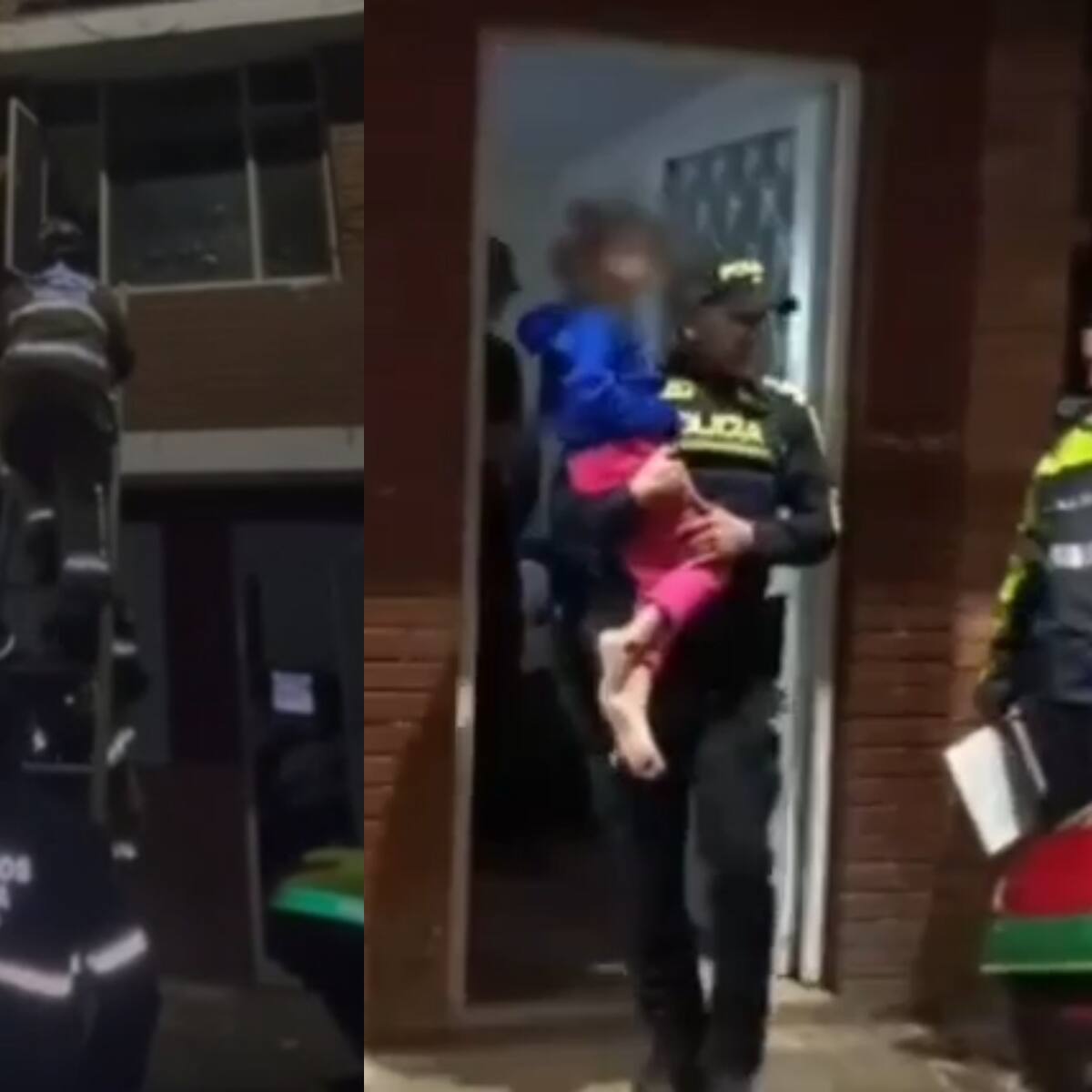 Video: Policía rescató a niña en Kennedy que pedía a gritos que le dieran de comer