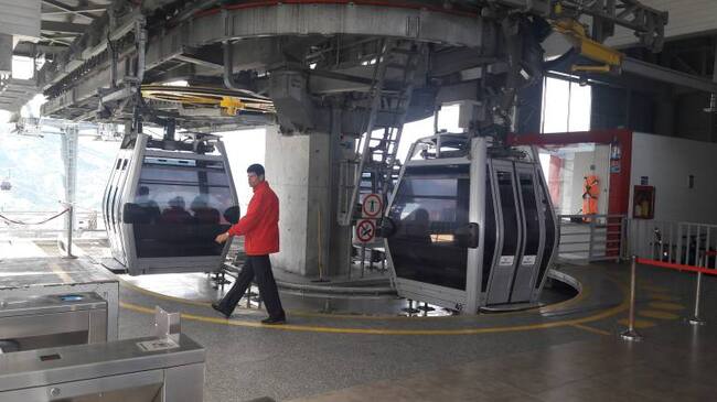 El Sistema del Cable Aéreo de Manizales.