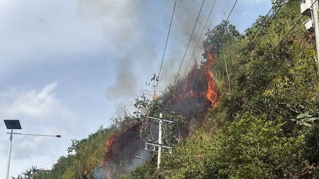 Teniente Juan Diego Herrera, bomberos Armenia