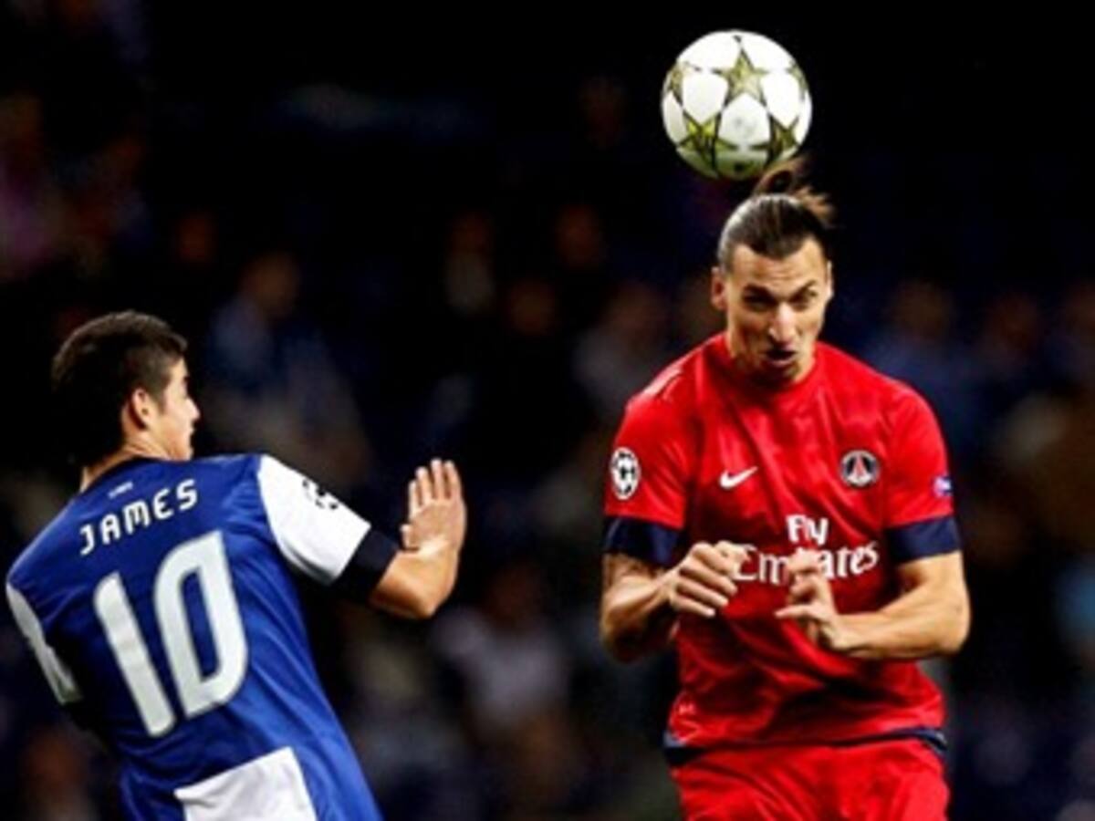 James Rodríguez le dio la victoria al Oporto sobre el Paris Saint Germain